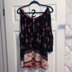 Liberty Love 3XL Long Sleeved Blouse